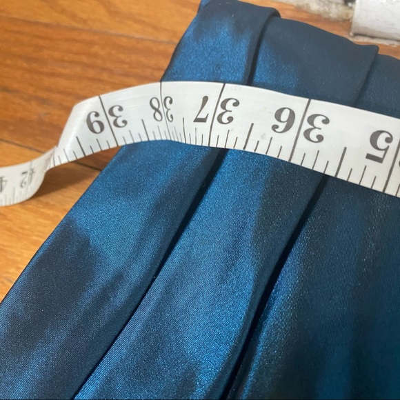 Vintage Jovani 80s Silk Taffeta Full length Dress - Picture 13 of 13